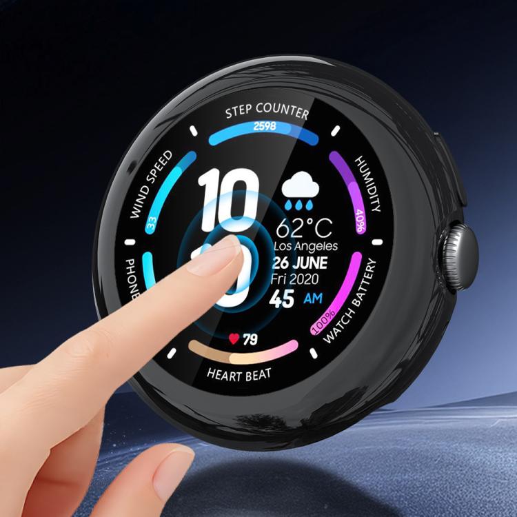 For Google Pixel Watch4 41mm Full Coverage Electroplated TPU Watch Protective Cover(Transparent) - free shipping - PMC TechLife - Order now!