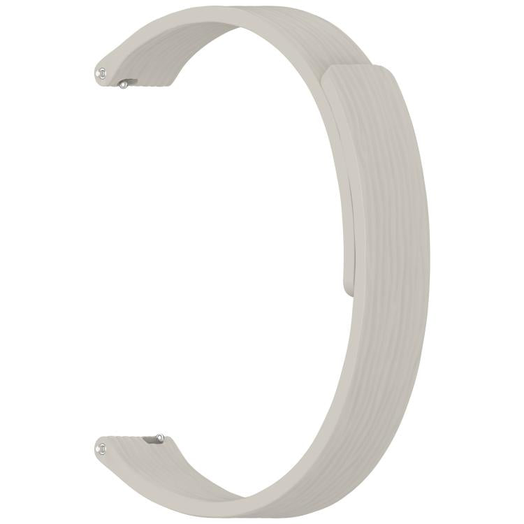 12mm Striped Soft Magnetic Silicone Watch Band(Gray) - free shipping - PMC TechLife - Order now!