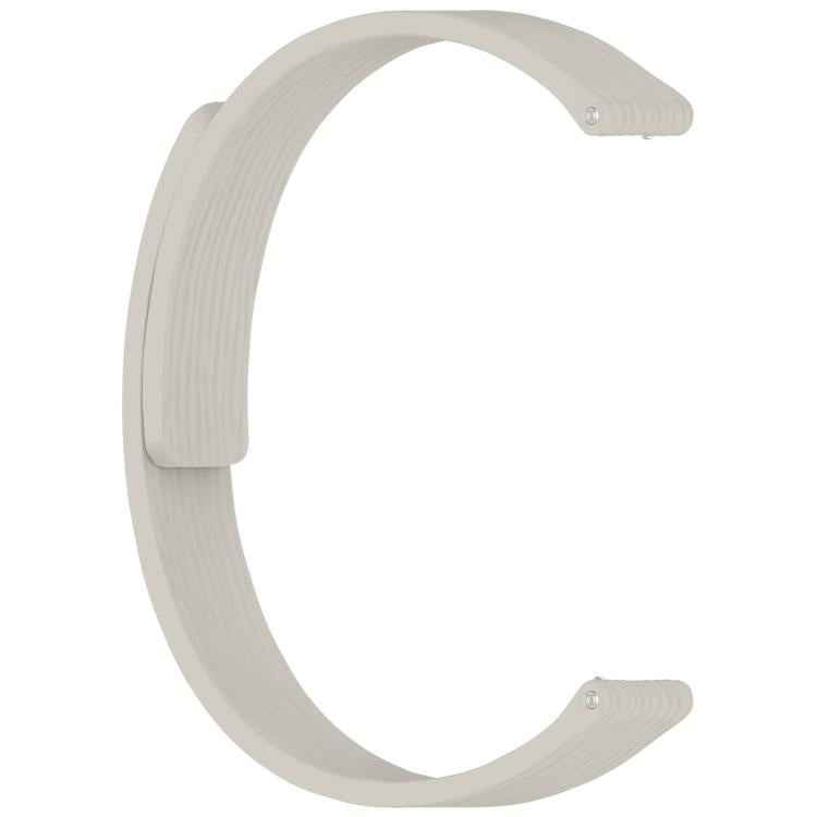 12mm Striped Soft Magnetic Silicone Watch Band(Gray) - free shipping - PMC TechLife - Order now!