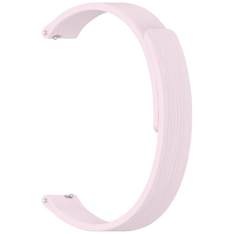 12mm Striped Soft Magnetic Silicone Watch Band(Purple) - free shipping - PMC TechLife - Order now!