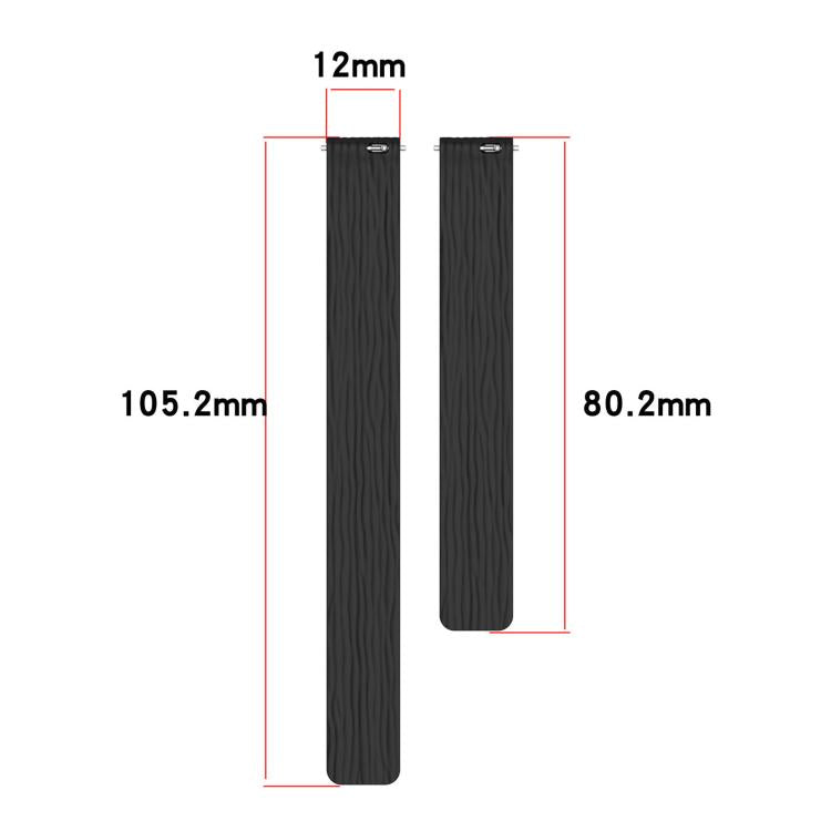 12mm Striped Soft Magnetic Silicone Watch Band(Pink) - free shipping - PMC TechLife - Order now!