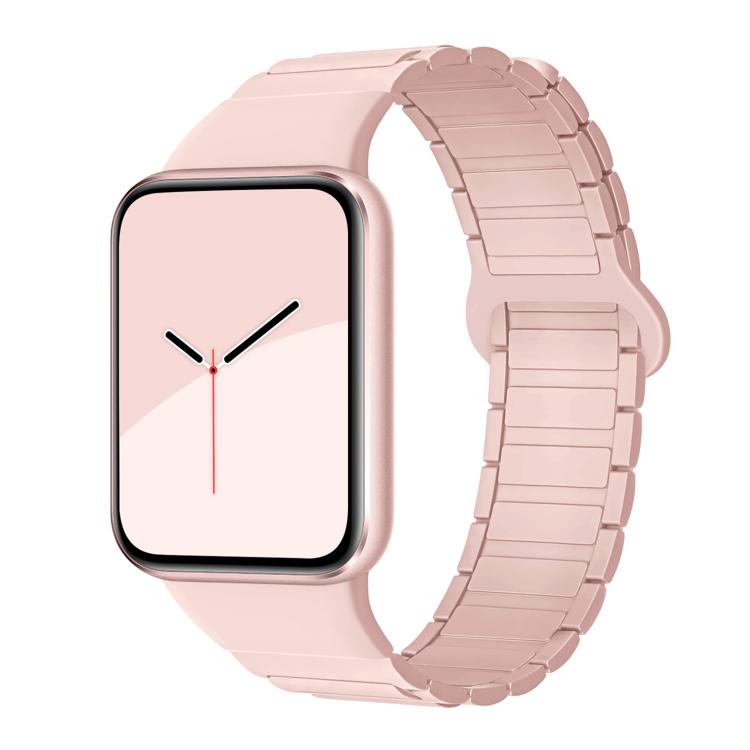 For Xiaomi Smart Band 9 Pro / Redmi Watch 5 Tri-Beads Magnetic Silicone Watch Band(Pink Gold) - free shipping - PMC TechLife - Order now!