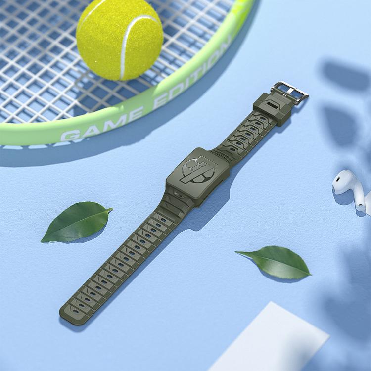 For WHOOP 4.0  Integrated TPU Watch Band(Army Green) - free shipping - PMC TechLife - Order now!