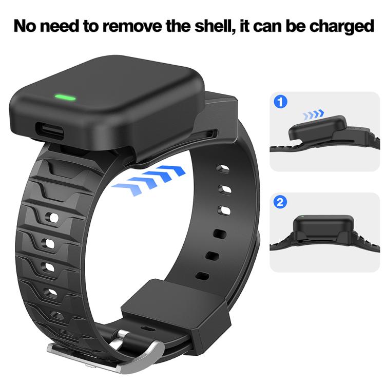 For WHOOP 4.0  Integrated TPU Watch Band(Black) - free shipping - PMC TechLife - Order now!