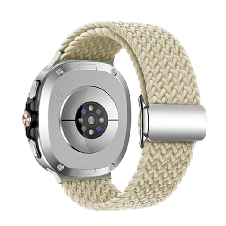 For Samsung Galaxy Watch8 / Watch8 Classic Magnetic Buckle Braided Nylon Watch Band(Starlight) - free shipping - PMC TechLife - Order now!