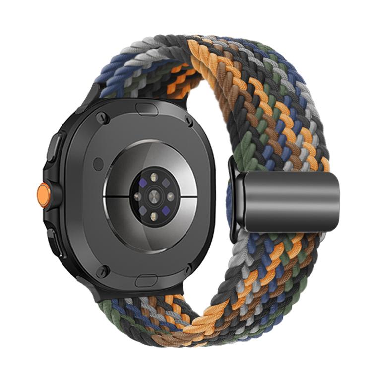 For Samsung Galaxy Watch8 / Watch8 Classic Magnetic Buckle Braided Nylon Watch Band(Camouflage Colorful) - free shipping - PMC TechLife - Order now!