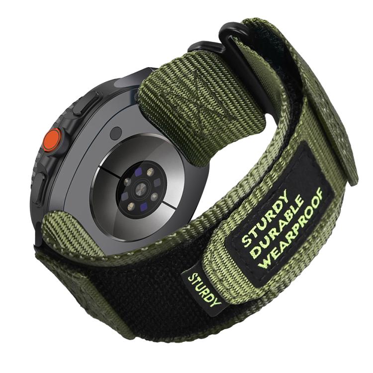 For Samsung Galaxy Watch8 / Watch8 Classic Two Sections Nylon Hook And Loop Fastener Watch Band(Green) - free shipping - PMC TechLife - Order now!