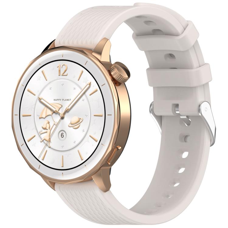 For OnePlus Watch 3 43mm Rhombic Texture Groove Silicone Watch Band(Starlight) - free shipping - PMC TechLife - Order now!