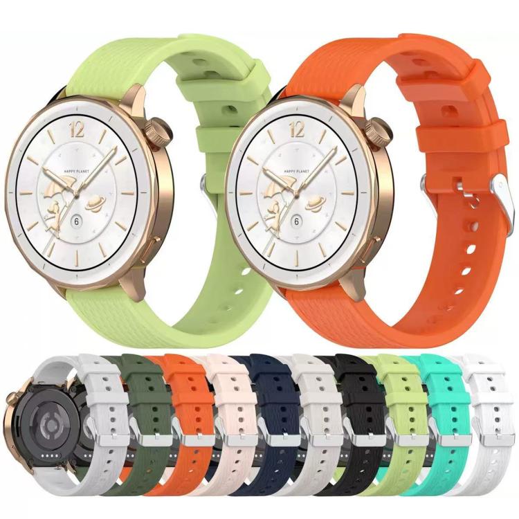 For OnePlus Watch 3 43mm Rhombic Texture Groove Silicone Watch Band(Orange) - free shipping - PMC TechLife - Order now!