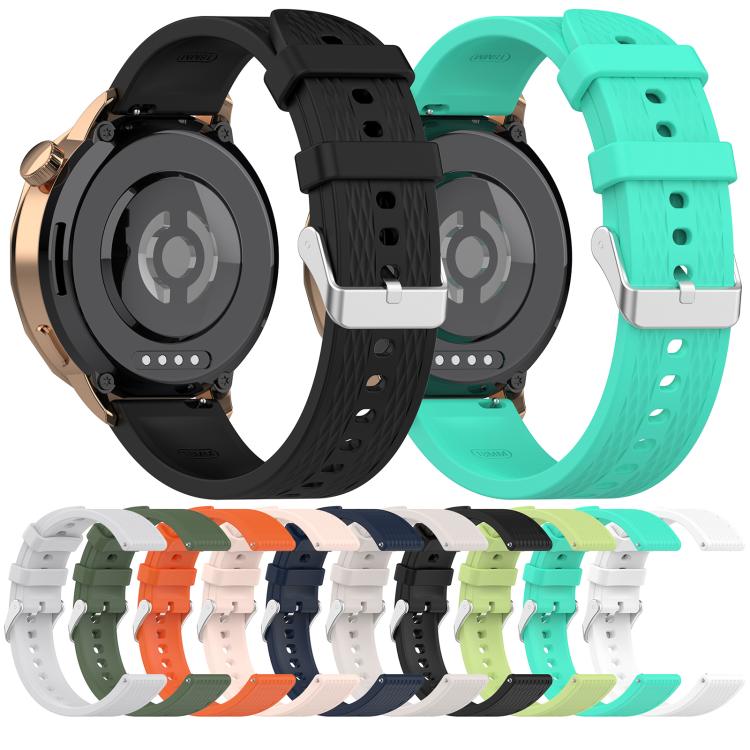 For OnePlus Watch 3 43mm Rhombic Texture Groove Silicone Watch Band(Lime) - free shipping - PMC TechLife - Order now!