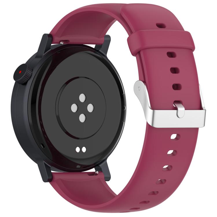 For CMF Watch 3 Pro / CMF Watch Pro2 Solid Color Silicone Watch Band(Wine Red) - free shipping - PMC TechLife - Order now!