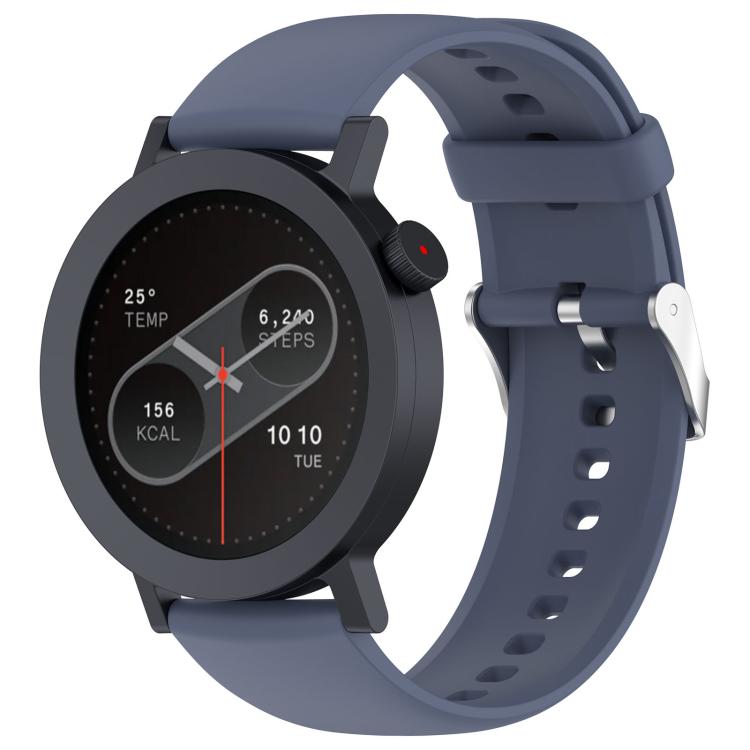For CMF Watch 3 Pro / CMF Watch Pro2 Solid Color Silicone Watch Band(Blue Gray) - free shipping - PMC TechLife - Order now!