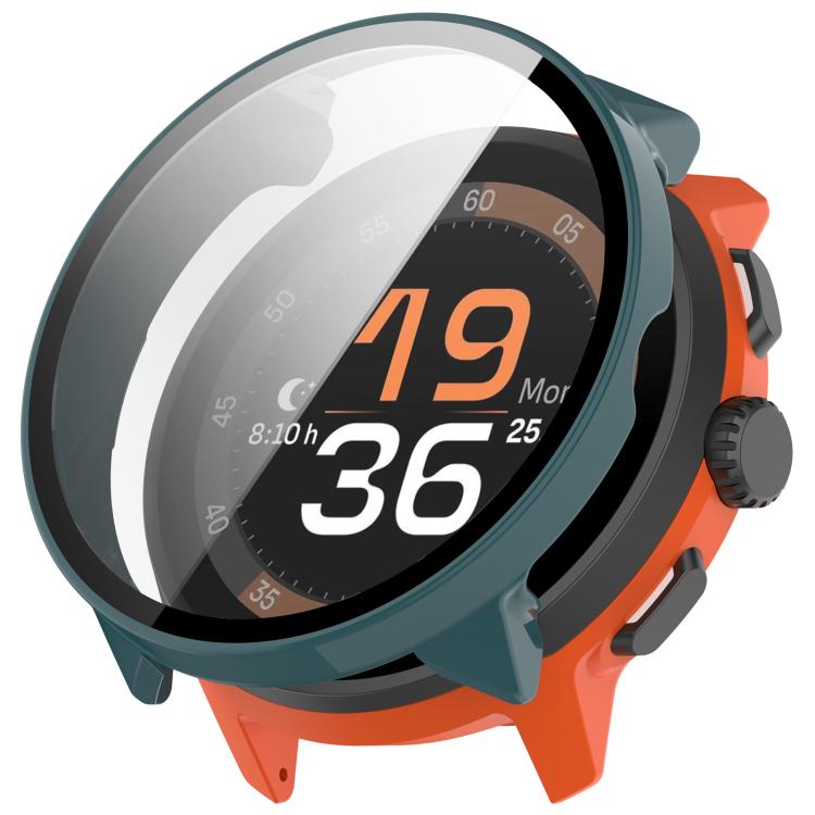 For Suunto Run Tempered Film Integrated PC Watch Protective Cover(Pine Green) - free shipping - PMC TechLife - Order now!