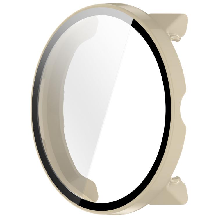 For Suunto Run Tempered Film Integrated PC Watch Protective Cover(Ivory White) - free shipping - PMC TechLife - Order now!