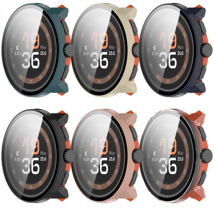 For Suunto Run Tempered Film Integrated PC Watch Protective Cover(Ivory White) - free shipping - PMC TechLife - Order now!