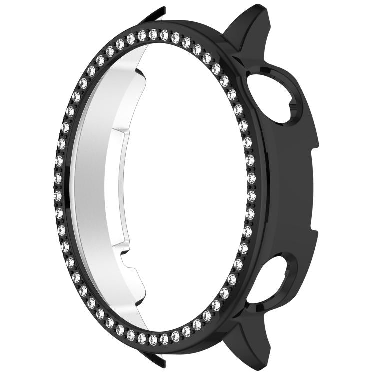 For OnePlus Watch 3 43mm Single Row Diamond Half Coverage Hollow PC Watch Protective Cover(Black) - free shipping - PMC TechLife - Order now!