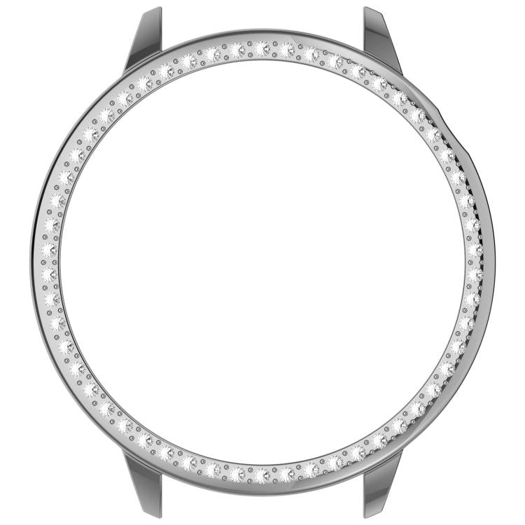 For OnePlus Watch 3 43mm Single Row Diamond Half Coverage Hollow PC Watch Protective Cover(Silver) - free shipping - PMC TechLife - Order now!