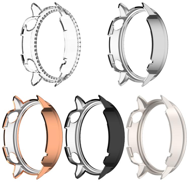 For OnePlus Watch 3 43mm Single Row Diamond Half Coverage Hollow PC Watch Protective Cover(Black) - free shipping - PMC TechLife - Order now!