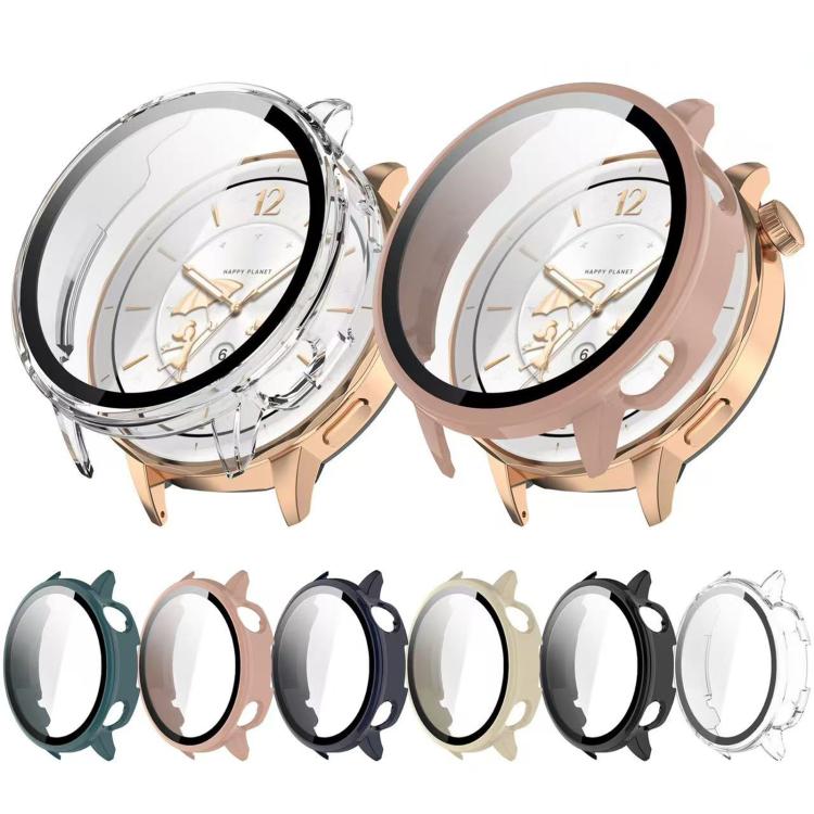 For OnePlus Watch 3 43mm Tempered Film Integrated PC Watch Protective Cover(Pink) - free shipping - PMC TechLife - Order now!