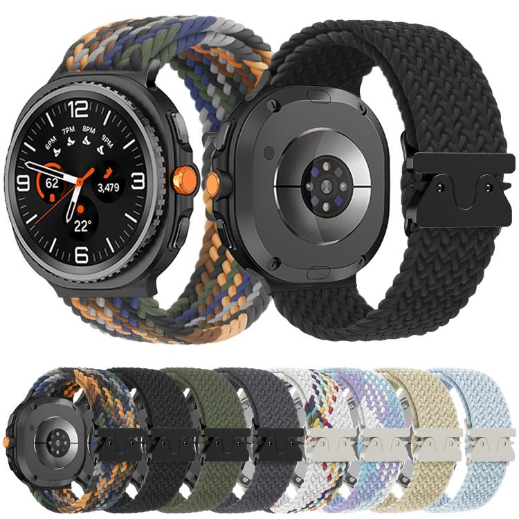 For Samsung Galaxy Watch8 / Watch8 Classic Parachute Buckle Braided Nylon Watch Band(Camouflage Colorful) - free shipping - PMC TechLife - Order now!