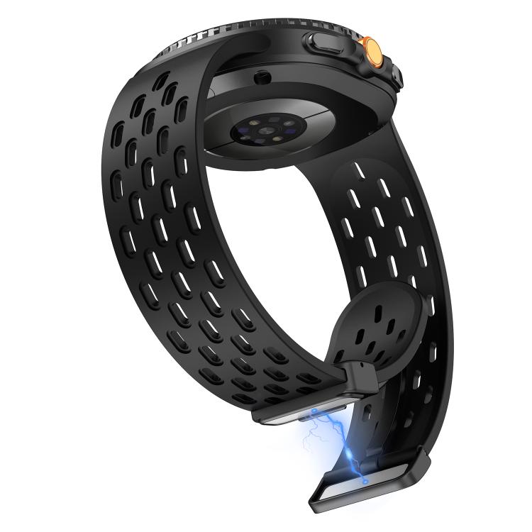 For Samsung Galaxy Watch8 / Watch8 Classic Mesh Magnetic Silicone Watch Band(Black) - free shipping - PMC TechLife - Order now!