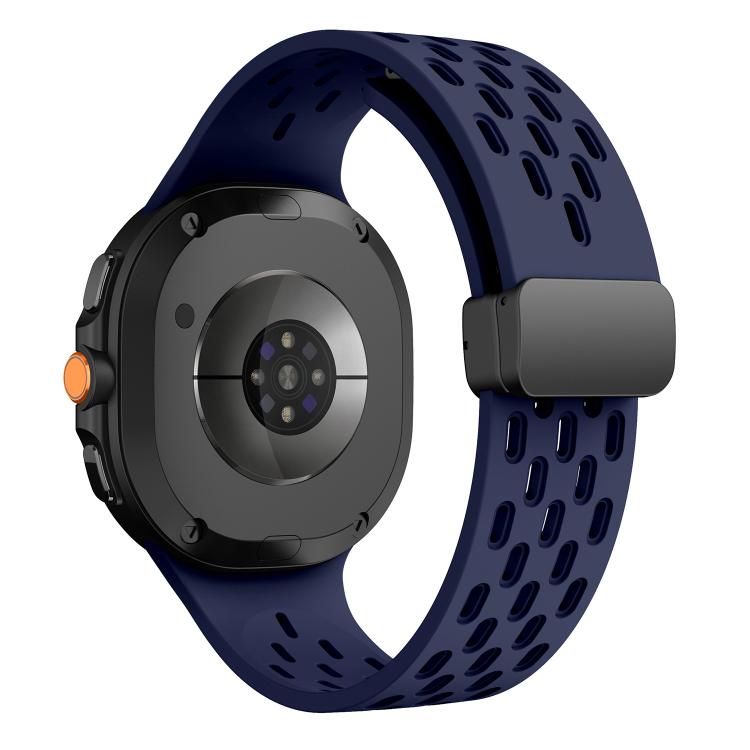 For Samsung Galaxy Watch8 / Watch8 Classic Mesh Magnetic Silicone Watch Band(Midnight Blue) - free shipping - PMC TechLife - Order now!