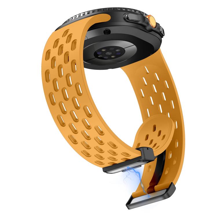 For Samsung Galaxy Watch8 / Watch8 Classic Mesh Magnetic Silicone Watch Band(Yellow) - free shipping - PMC TechLife - Order now!