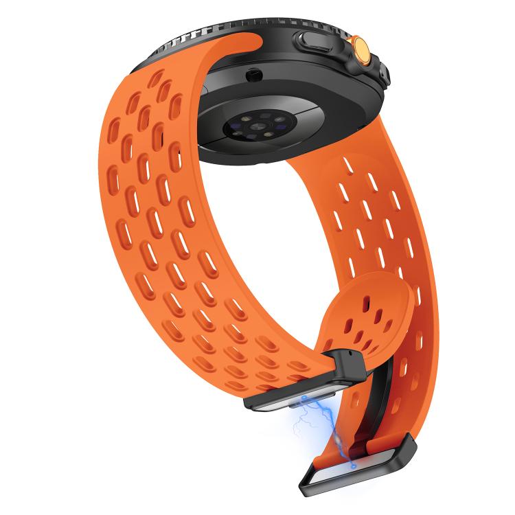For Samsung Galaxy Watch8 / Watch8 Classic Mesh Magnetic Silicone Watch Band(Orange) - free shipping - PMC TechLife - Order now!
