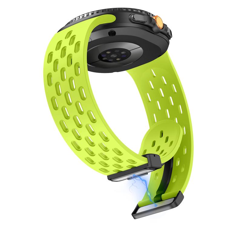 For Samsung Galaxy Watch8 / Watch8 Classic Mesh Magnetic Silicone Watch Band(Fluorescent Green) - free shipping - PMC TechLife - Order now!