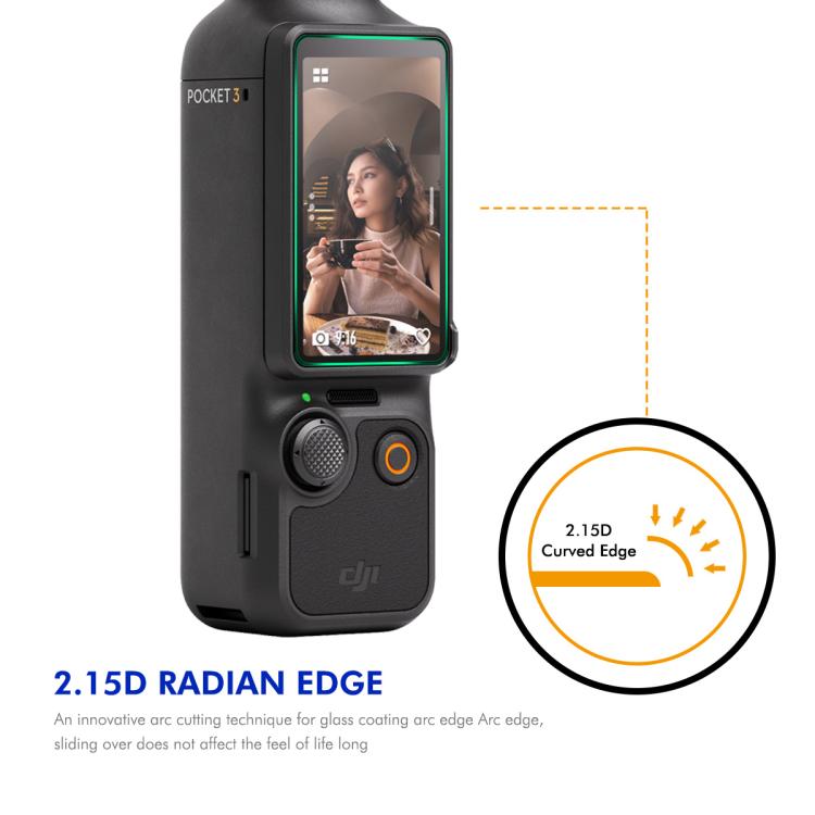 For DJI Osmo Pocket 3 ENKAY Hat-Prince 0.2mm 9H Tempered Glass Screen Protector Film - free shipping - PMC TechLife - Order now!