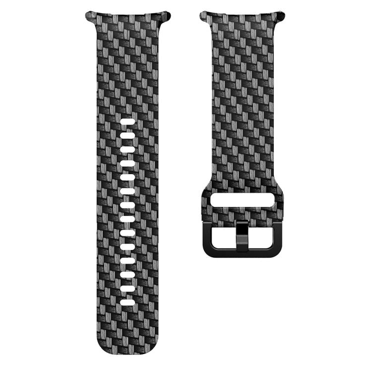 For Samsung Galaxy Watch Ultra 47mm / Ultra 2025 Printed Silicone Watch Band(Carbon Fiber Pattern) - free shipping - PMC TechLife - Order now!