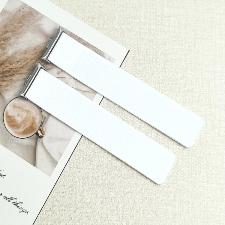 For Xiaomi Smart Band 9 Pro / Redmi Watch 5 Lychee Texture Soft Magnetic Silicone Watch Band(White) - free shipping - PMC TechLife - Order now!