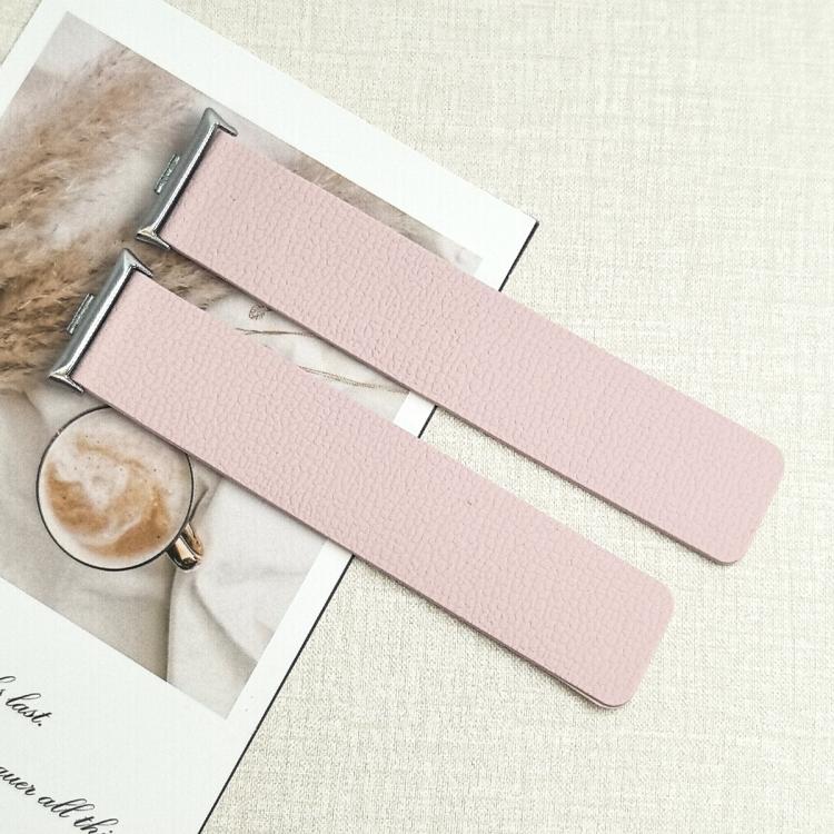 For Xiaomi Smart Band 9 Pro / Redmi Watch 5 Lychee Texture Soft Magnetic Silicone Watch Band(Pink Starlight) - free shipping - PMC TechLife - Order now!