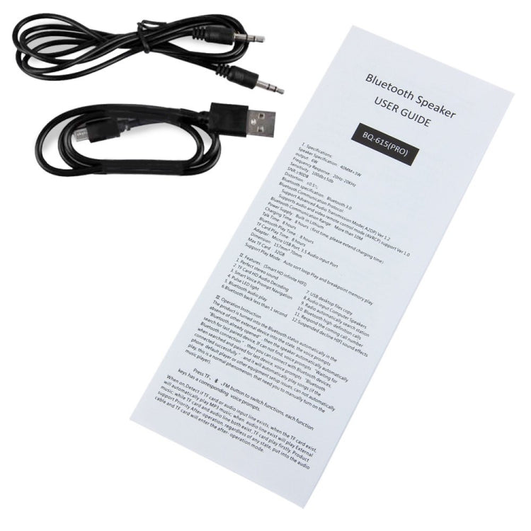 AEC BQ615 PRO Colorful LED Wireless HiFi Stereo Speaker, Combines Bluetooth + TF card player + FM radio + AUX + NFC - free shipping - PMC Jewellery - Order now!