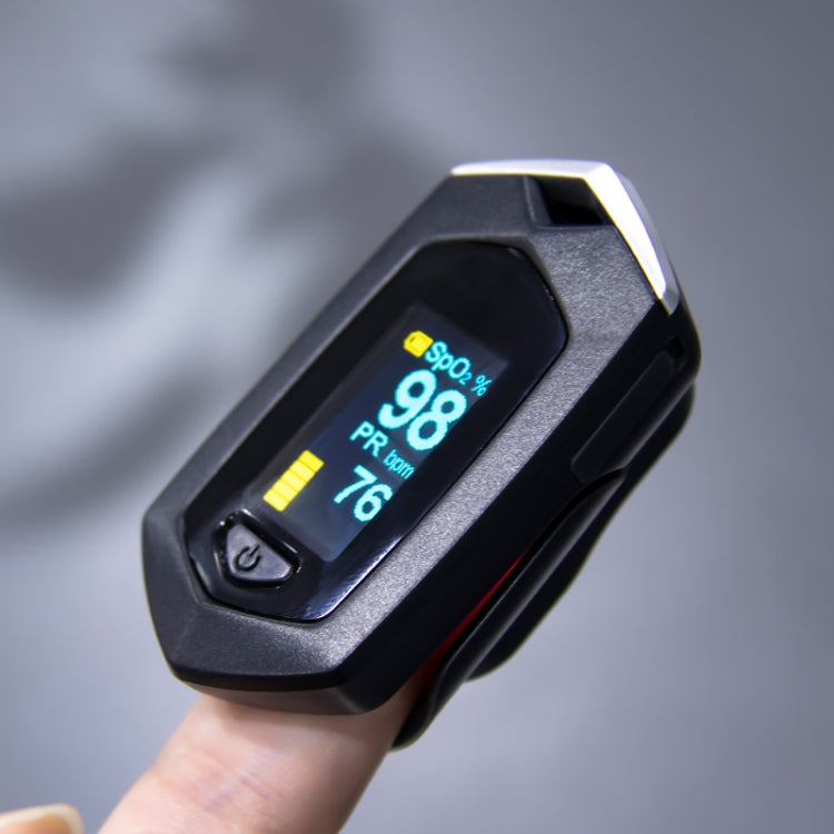 Portable Pulsioximetro Finger spo2 Pulse Oxymeter Blood Oxygen Monitor Saturatiemeter (Black) - Finger Pulse Oximeter by PMC TechLife | Online Shopping South Africa | PMC TechLife | Buy Now Pay Later Mobicred