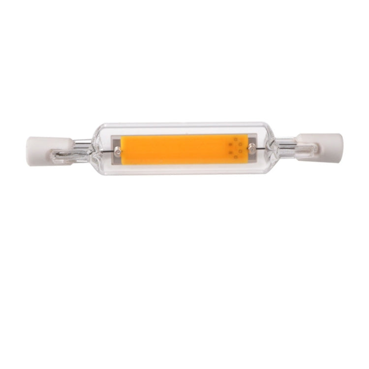 R7S 5W COB LED Lamp Bulb Glass Tube for Replace Halogen Light Spot Light,Lamp Length: 78mm, AC:220v(Warm White) - LED Blubs & Tubes by PMc TechLife | Online Shopping South Africa | PMc TechLife | Buy Now Pay Later Mobicred