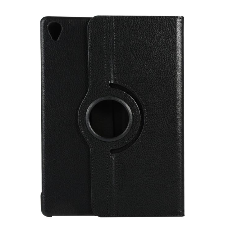 ENKAY 360 Degree Rotation Lichi Texture Leather Case with Holder for HUAWEI MediaPad M6 10.8 2019(Black) - free shipping - PMc TechLife - Order now!
