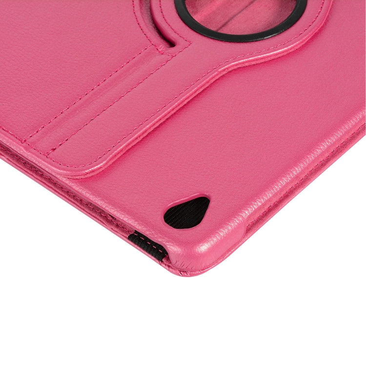 ENKAY 360 Degree Rotation Lichi Texture Leather Case with Holder for HUAWEI MediaPad M6 10.8 2019(Rose) - free shipping - PMc TechLife - Order now!