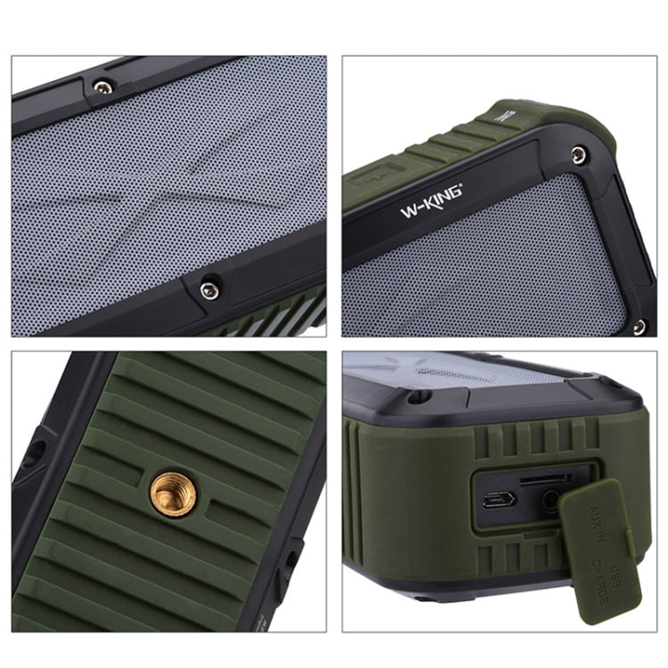 W-KING S20 Loudspeakers IPX6 Waterproof Bluetooth Speaker Portable NFC Bluetooth Speaker for Outdoors / Shower / Bicycle FM Radio (Black) - free shipping - PMC Jewellery - Order now!