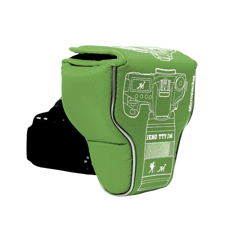 Waterproof Camera Bag Case Cover for Canon EOS M100 / M50 / M10 / M6 / M5 / M3(Green) - Soft Bag by Richwell | Online Shopping South Africa | PMC TechLife | Buy Now Pay Later Mobicred