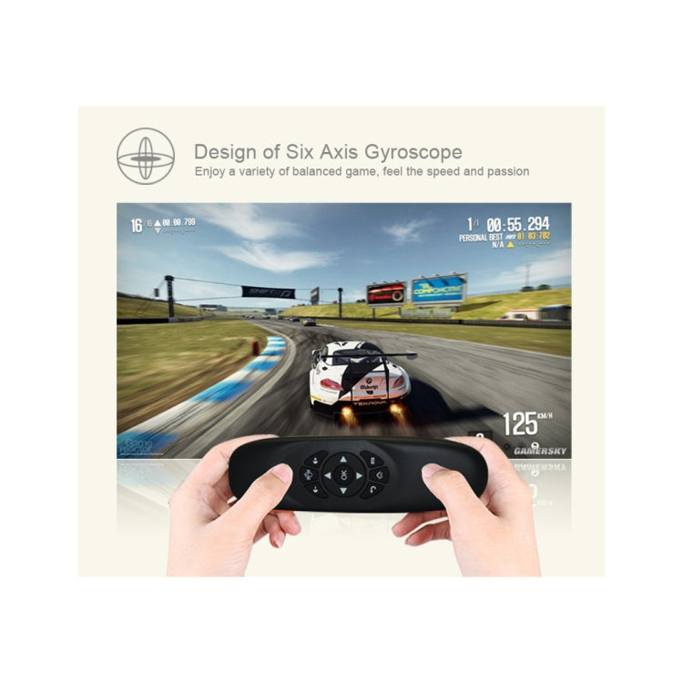 C120 2.4G Mini Keyboard Wireless Remote Mouse with 3-Gyro & 3-Gravity Sensor for PC / HTPC / IPTV / Smart TV and Android TV Box etc(Black) - free shipping - PMC TechLife - Order now!
