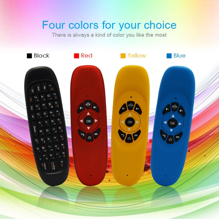 C120 2.4G Mini Keyboard Wireless Remote Mouse with 3-Gyro & 3-Gravity Sensor for PC / HTPC / IPTV / Smart TV and Android TV Box etc(Black) - free shipping - PMC TechLife - Order now!