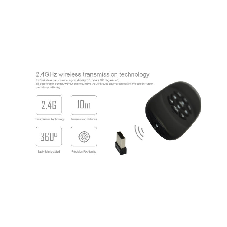 C120 2.4G Mini Keyboard Wireless Remote Mouse with 3-Gyro & 3-Gravity Sensor for PC / HTPC / IPTV / Smart TV and Android TV Box etc(Black) - free shipping - PMC TechLife - Order now!