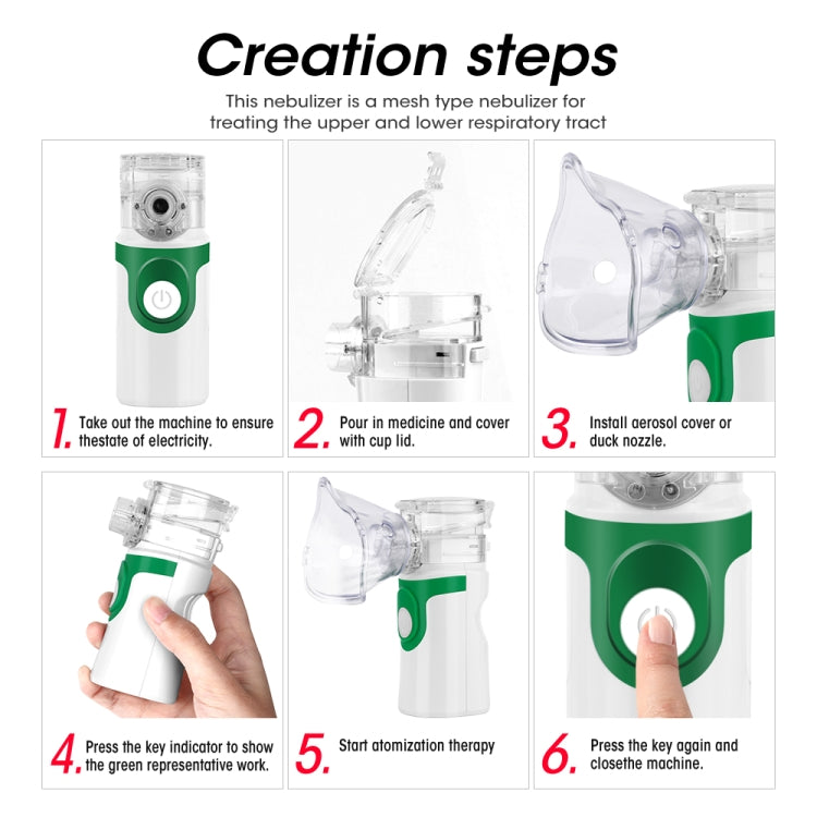RZ824  Health Care Mesh Nebulizer Handheld Home Children Adult Asthma Inhaler Mini Care Inhale Ultrasonic Nebulizer - free shipping - PMC TechLife - Order now!