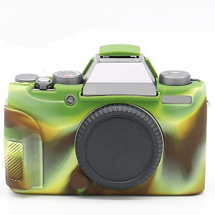 Richwell Soft Silicone TPU Skin Body Rubber Camera Case Bag Full Cover for Fujifilm Fuji X-T100 Digital Camera(Camouflage) - Protective Case by Richwell | Online Shopping South Africa | PMC TechLife | Buy Now Pay Later Mobicred