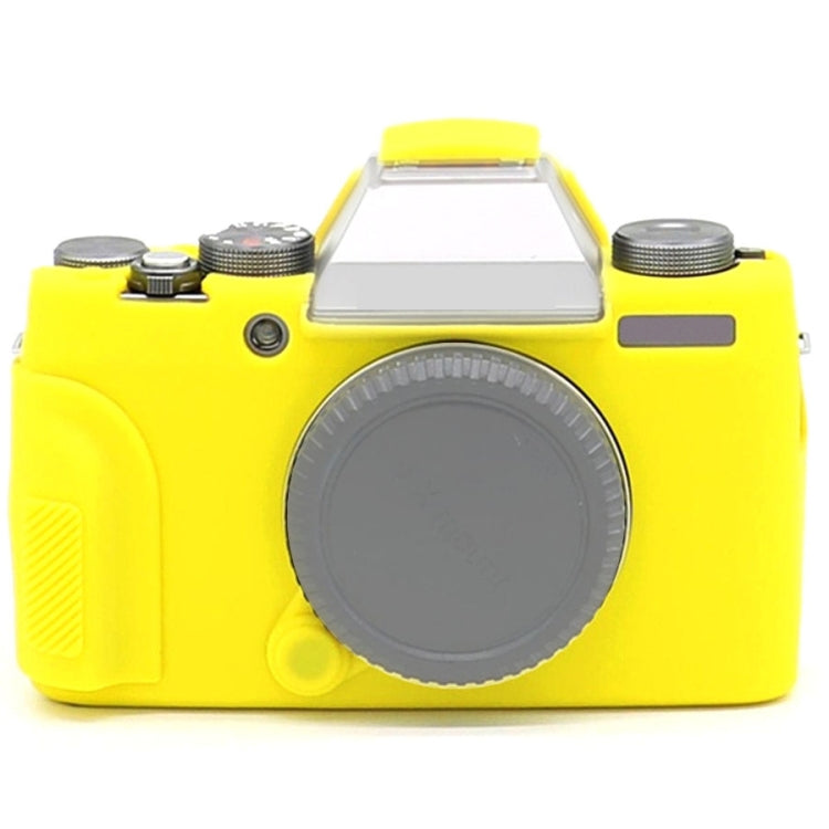 Richwell Soft Silicone TPU Skin Body Rubber Camera Case Bag Full Cover for Fujifilm Fuji X-T100 Digital Camera(Yellow) - Protective Case by Richwell | Online Shopping South Africa | PMC TechLife | Buy Now Pay Later Mobicred