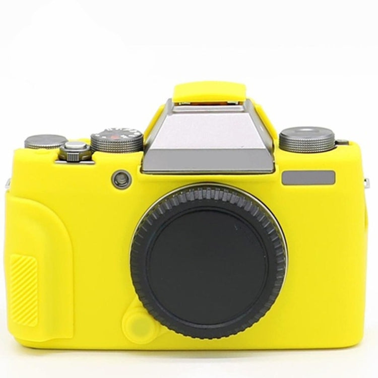 Richwell Soft Silicone TPU Skin Body Rubber Camera Case Bag Full Cover for Fujifilm Fuji X-T100 Digital Camera(Yellow) - Protective Case by Richwell | Online Shopping South Africa | PMC TechLife | Buy Now Pay Later Mobicred