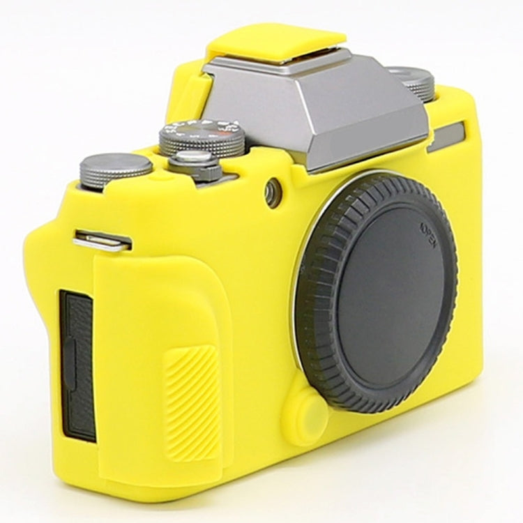 Richwell Soft Silicone TPU Skin Body Rubber Camera Case Bag Full Cover for Fujifilm Fuji X-T100 Digital Camera(Yellow) - Protective Case by Richwell | Online Shopping South Africa | PMC TechLife | Buy Now Pay Later Mobicred