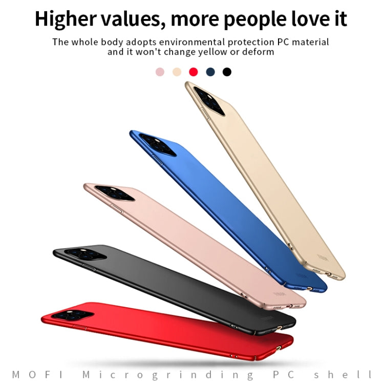 For iPhone 11 Pro Max MOFI Frosted PC Ultra-thin Hard Case (Rose gold) - iPhone 11 Pro Max Cases by MOFI | Online Shopping South Africa | PMC TechLife