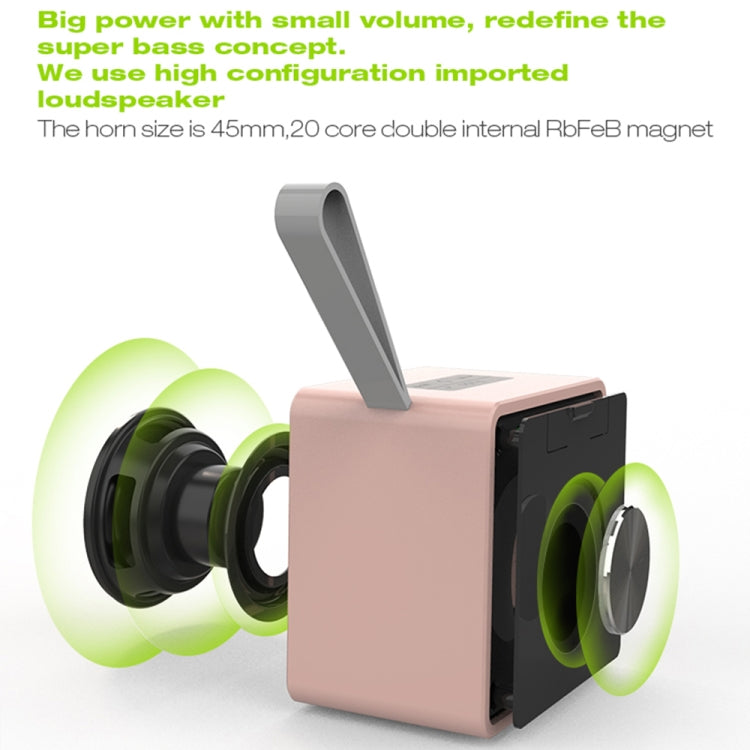 EWA A105 High Hidelity Bluetooth Speaker, Small Size High  Power Bass, TWS Bluetooth Technology Support TF(Rose Gold) - free shipping - PMC Jewellery - Order now!